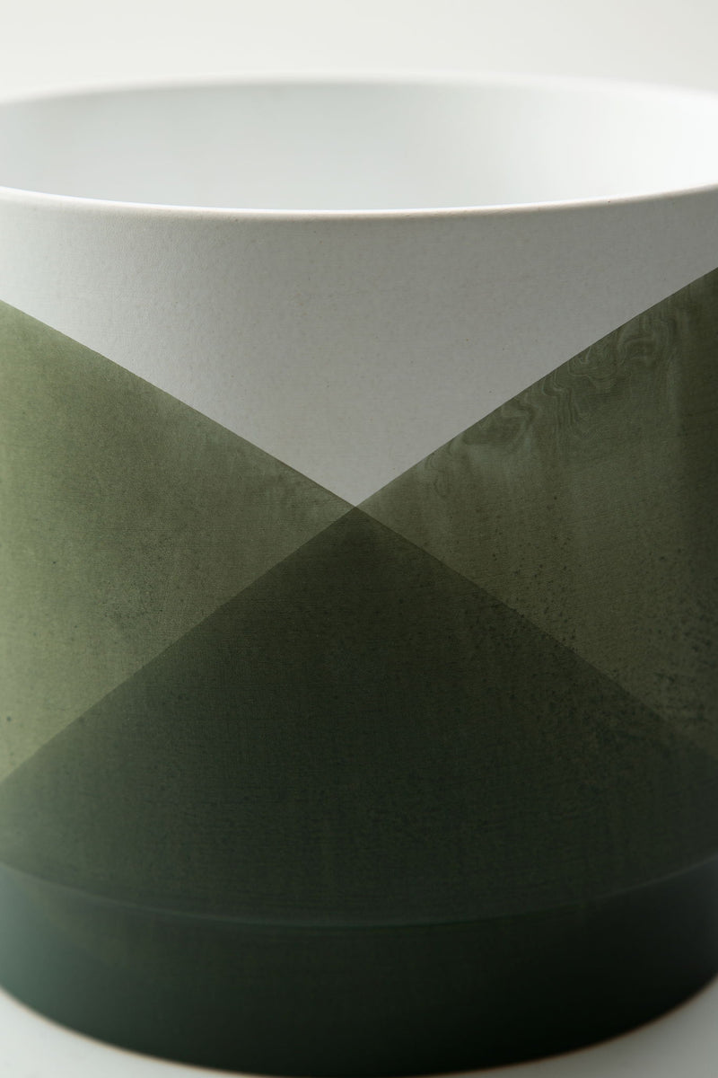 Ardenridge - Planter Set (Set of 2) - Green / White