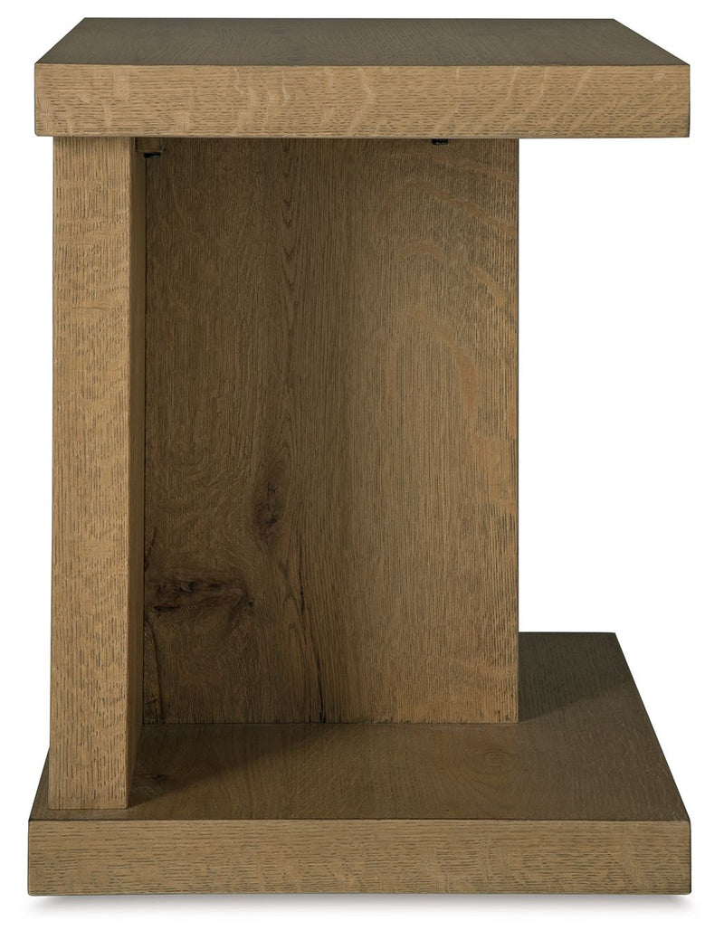 Brinstead - Chair Side End Table - Light Brown