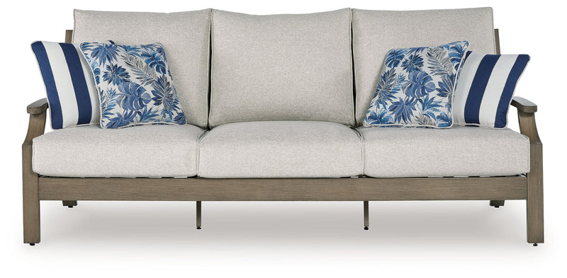 Rainier Ranch - Sofa With Cushion - Brown / Beige
