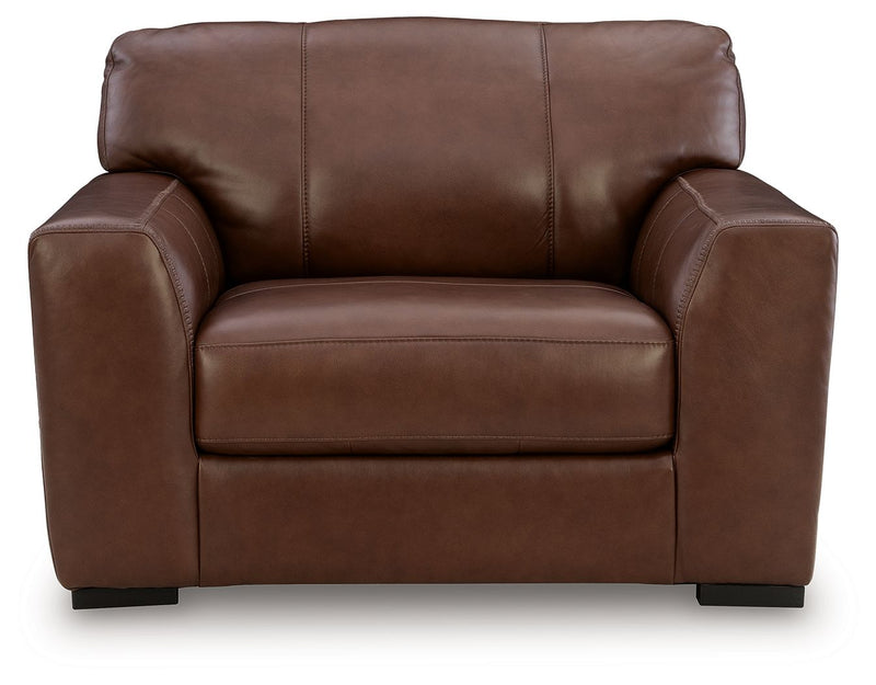 Brogliano - 3 Pc. - Sofa, Oversized Chair And Ottoman - Canyon