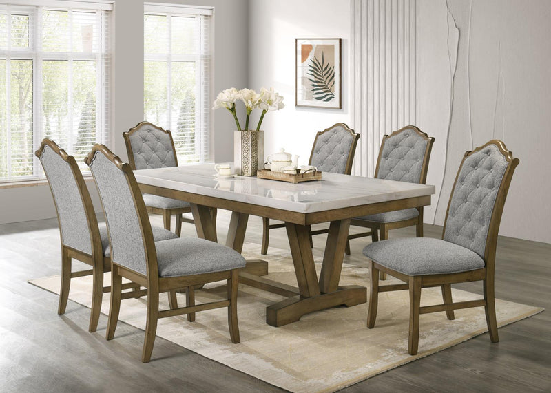 D074 - Dining Chair (Set of 2) - Dark Dry Brush