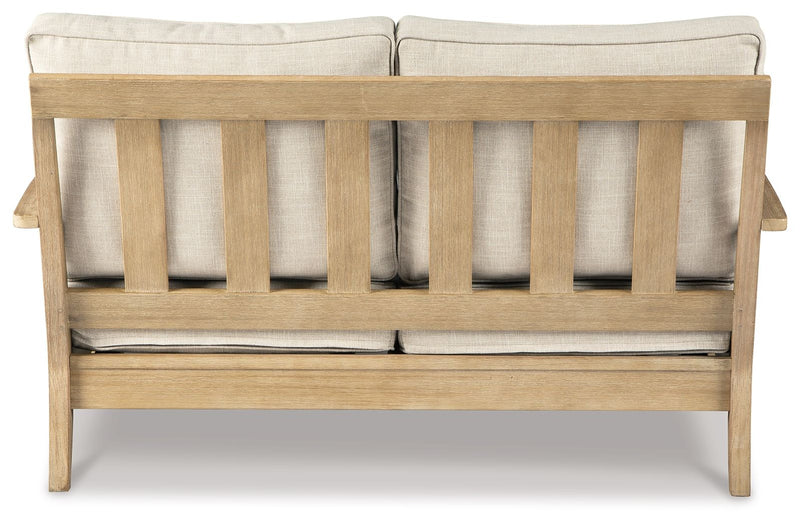 Clare View - Loveseat w/Cushion - Beige
