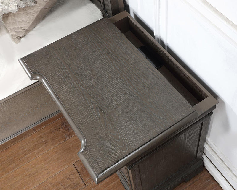 B067 - Nightstand - Dark Gray