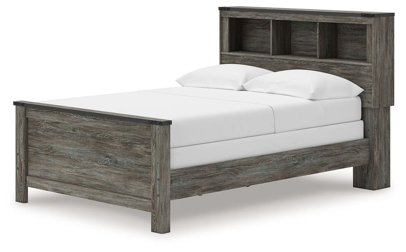 Frandern - Bookcase Panel Bed