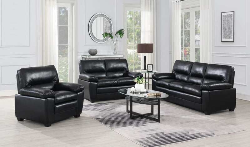 U529 - Loveseat - Black