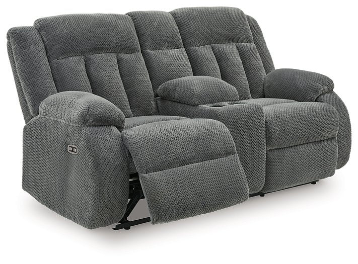 Observation Power Reclining Loveseat with Console