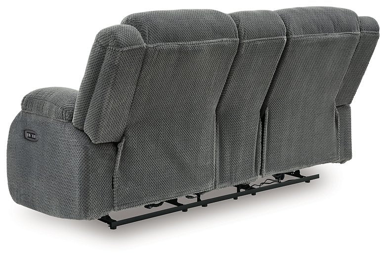 Observation Power Reclining Loveseat with Console
