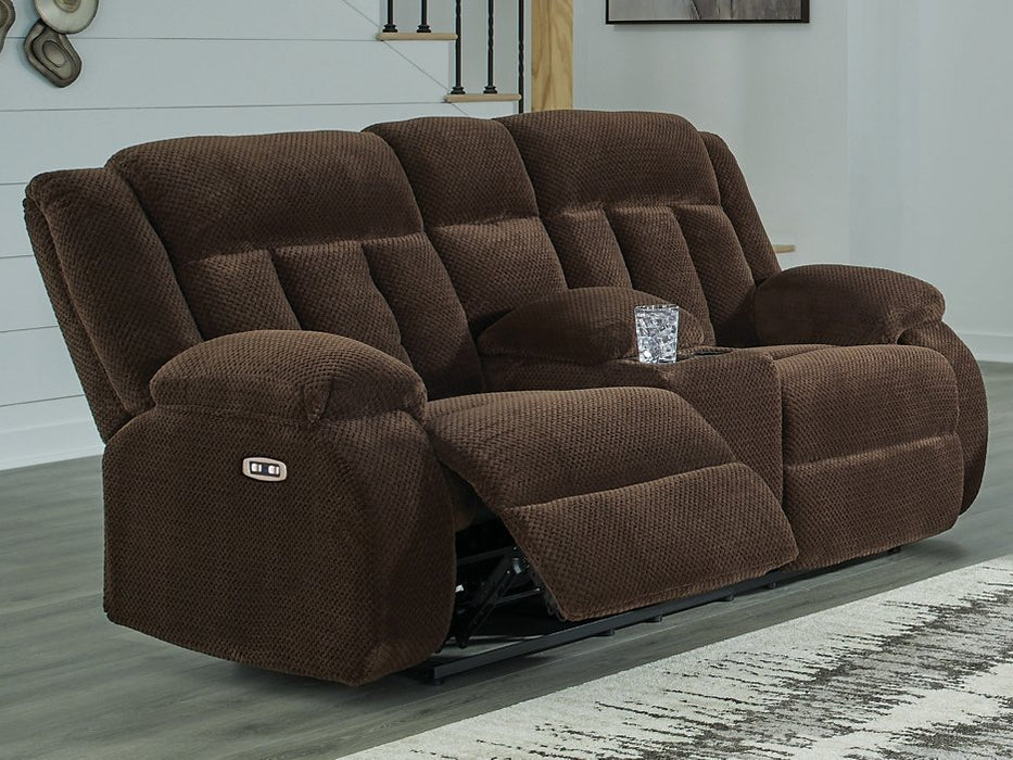 Observation Power Reclining Loveseat with Console
