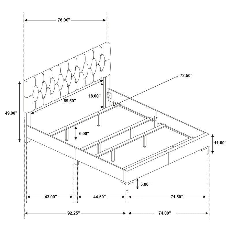 Kendall Panel Bed
