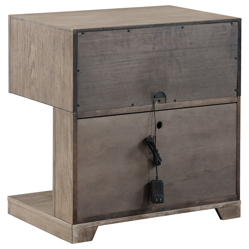 Kenora Nightstand with LED Lighting