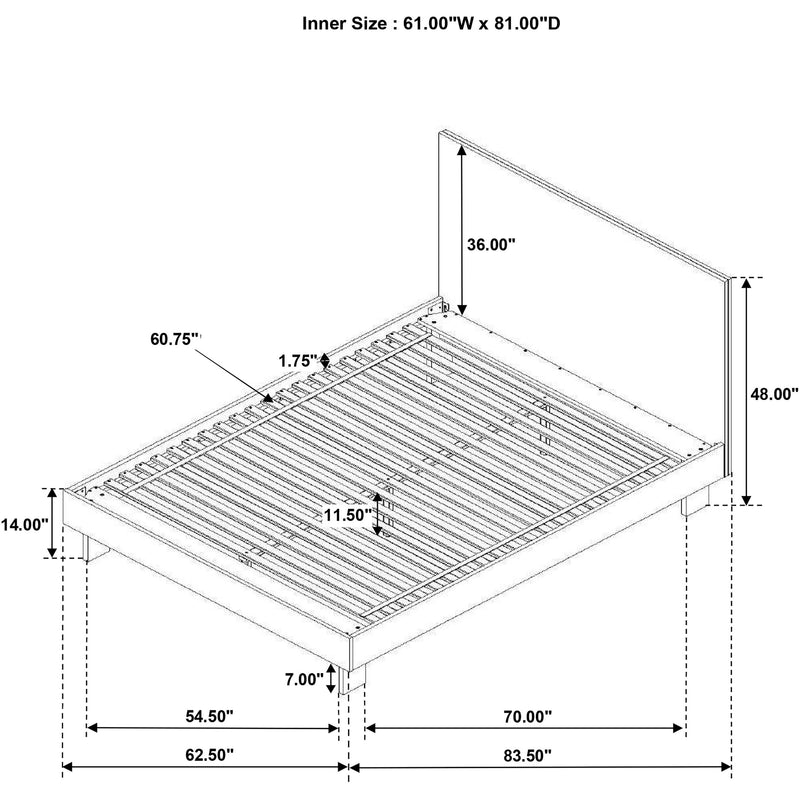 Glenwood Panel Platform Bed