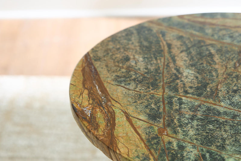 Caplow - Accent Table - Brown / Green