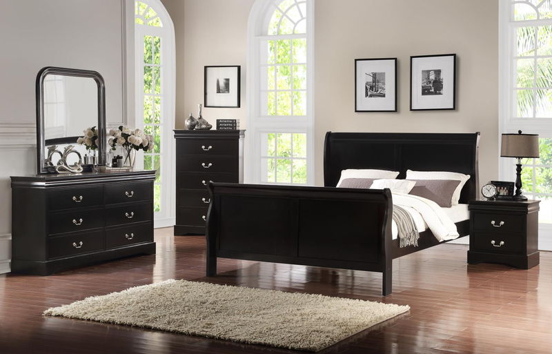 B415 - Nightstand - Black