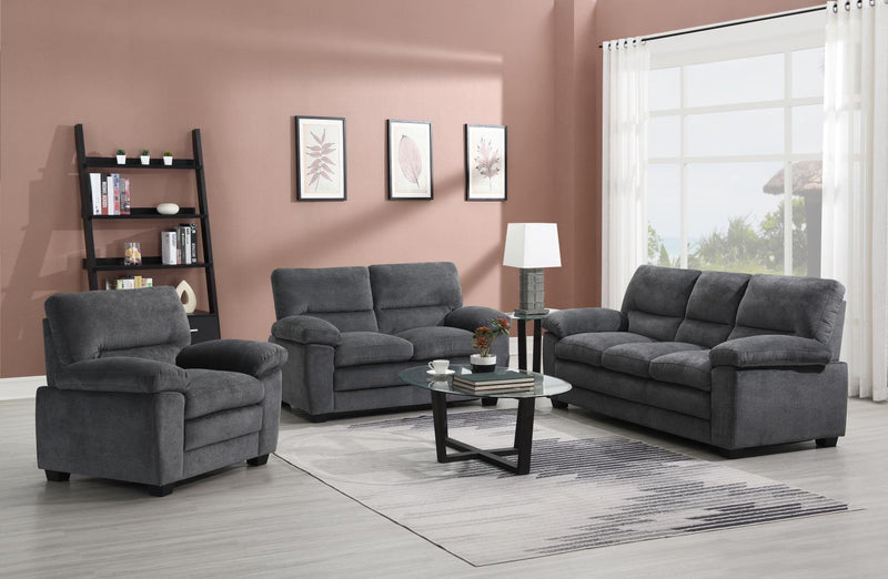 U530 - Sofa - Charcoal - Gray