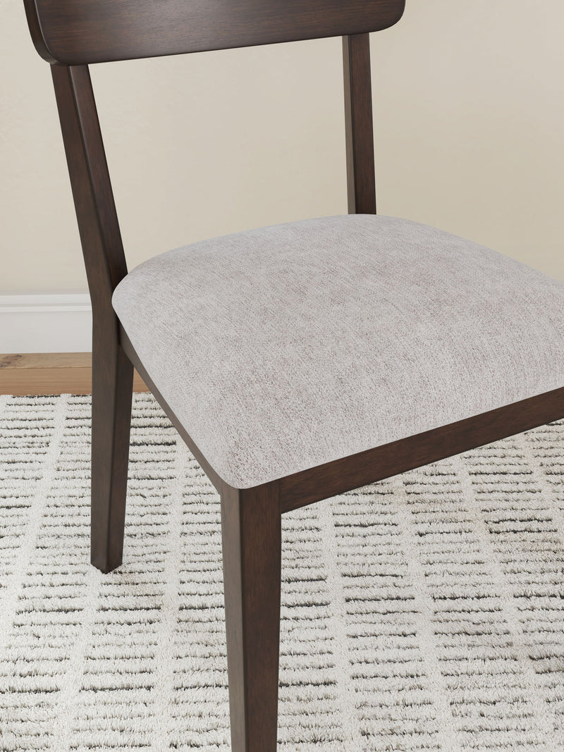 Mallenette - Dining Upholstered Side Chair (Set of 2) - Merlot