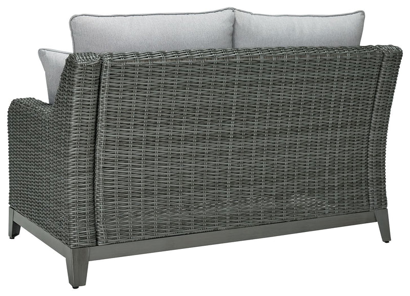 Elite Park - Loveseat w/Cushion - Gray