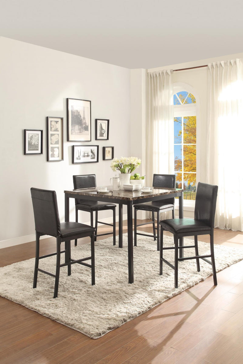 D270 - Counter Height Chairs (Set of 4) - Black