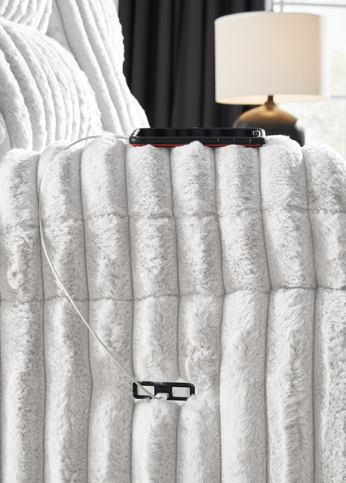 Rhines Falls Power Reclining Sofa with Drop Down Table