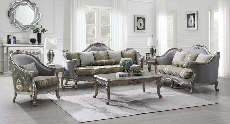 U198 - Traditional Chair - Gray