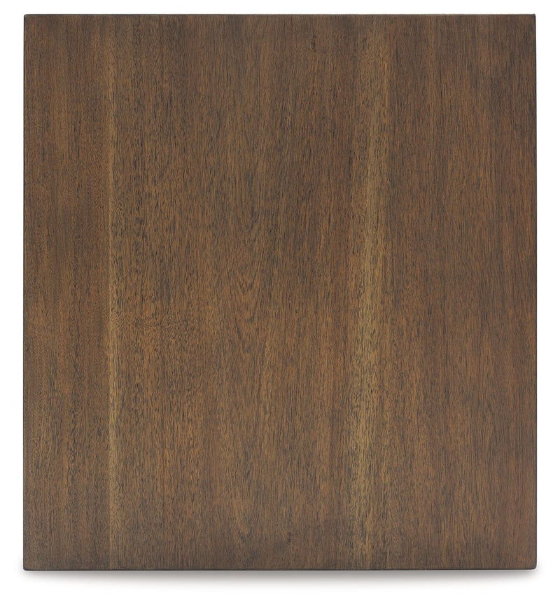 Moriville - Rectangular End Table - Grayish Brown