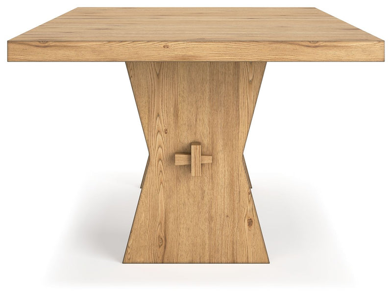 Galliden - Rectangular Dining Room Table - Light Brown