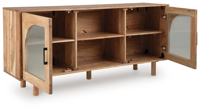 Adway - Accent Cabinet - Natural Brown