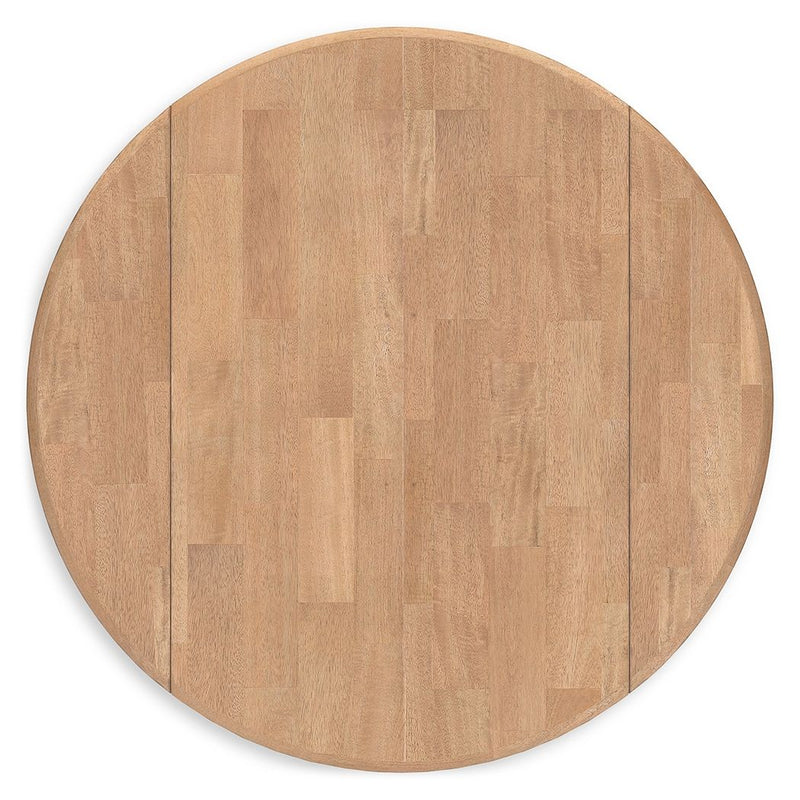 Gesthaven - Round Dining Room Drop Leaf Table