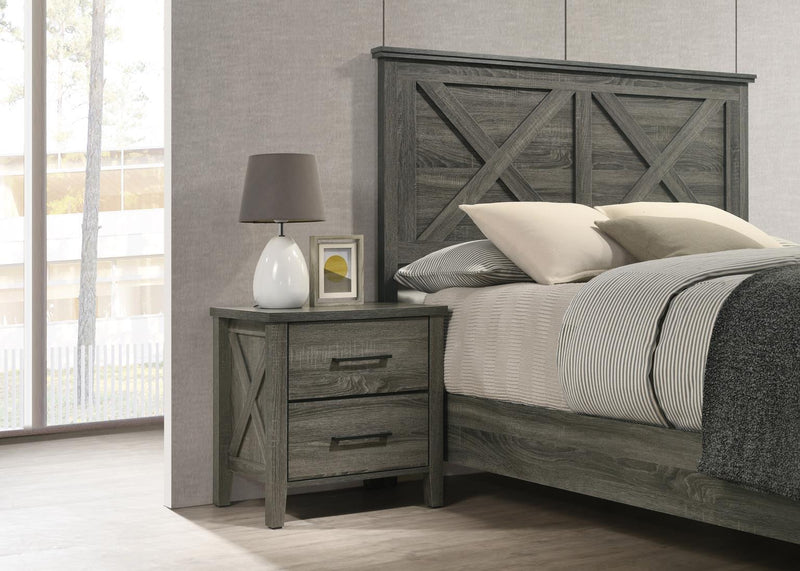 B522 - Nightstand - Rustic Gray