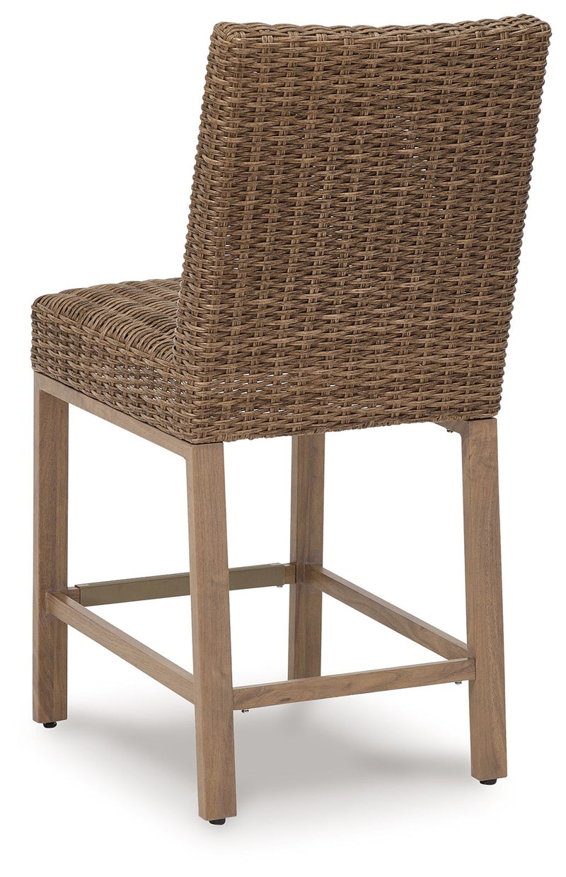 Walton Bridge - Barstool (Set of 2) - Driftwood