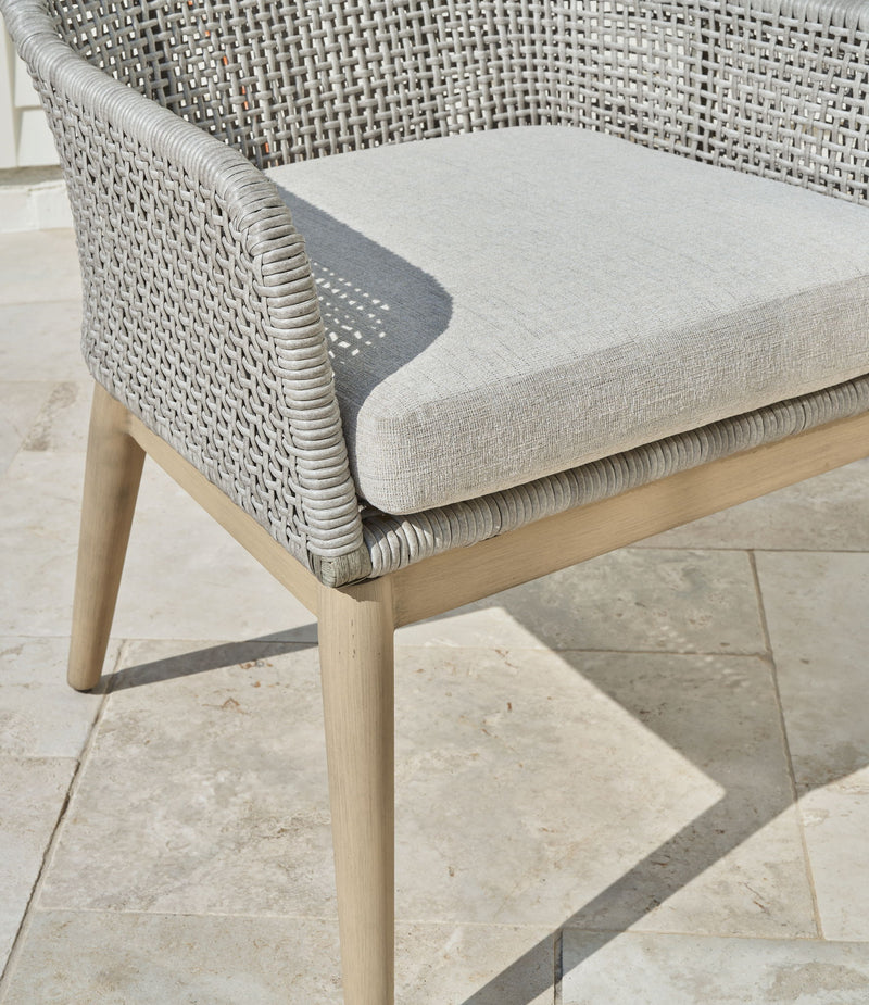 Seton Creek - Arm Chair With Cushion (Set of 2) - Gray