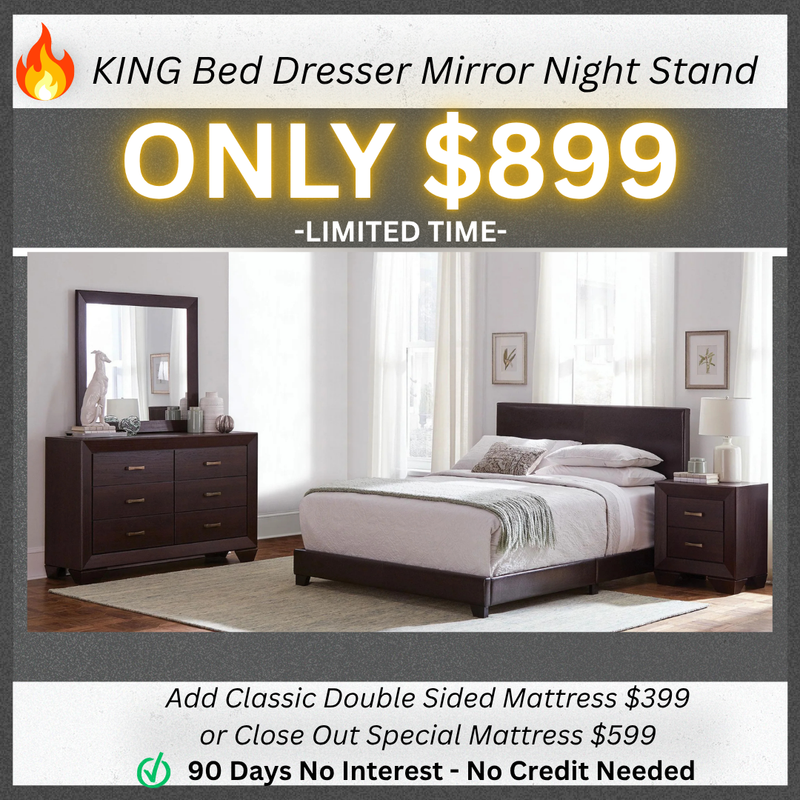 Queen Bed Dresser Mirror Nightstand
