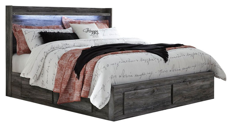 Baystorm - Panel Bedroom Set - Gray