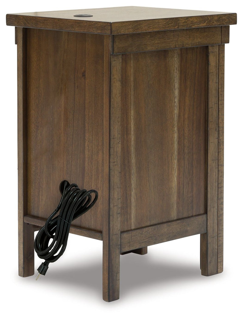 Moriville - Chair Side End Table - Grayish Brown