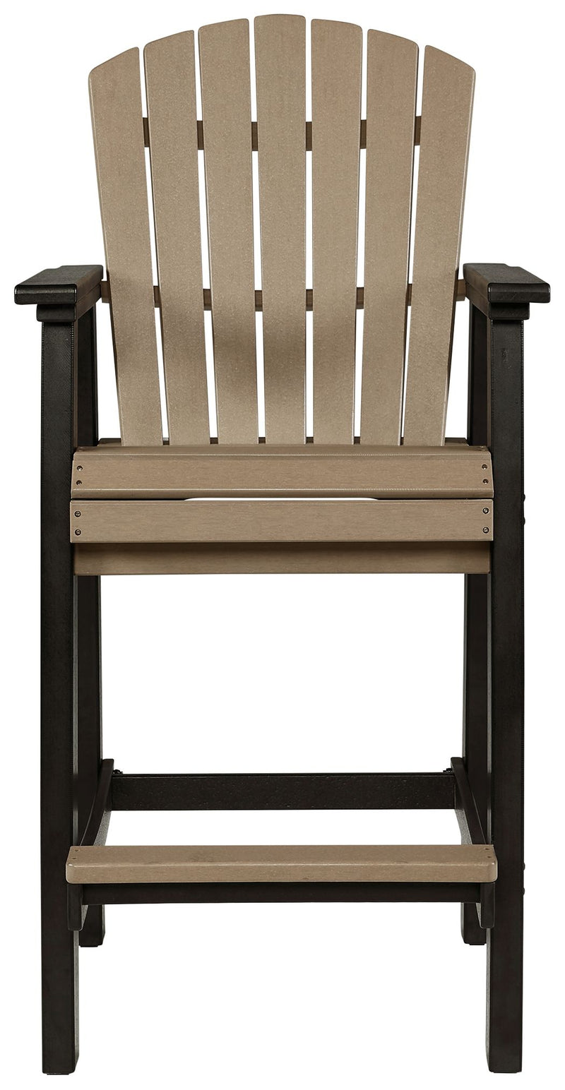 Fairen Trail - 5 Pc. - Dining Set with 4 Chairs - Black / Driftwood
