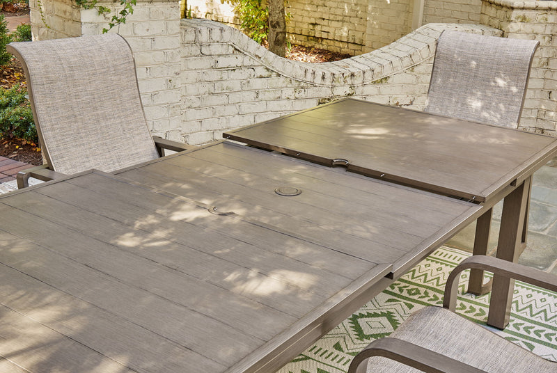 Beach Front - RECT Dining Room EXT Table - Beige