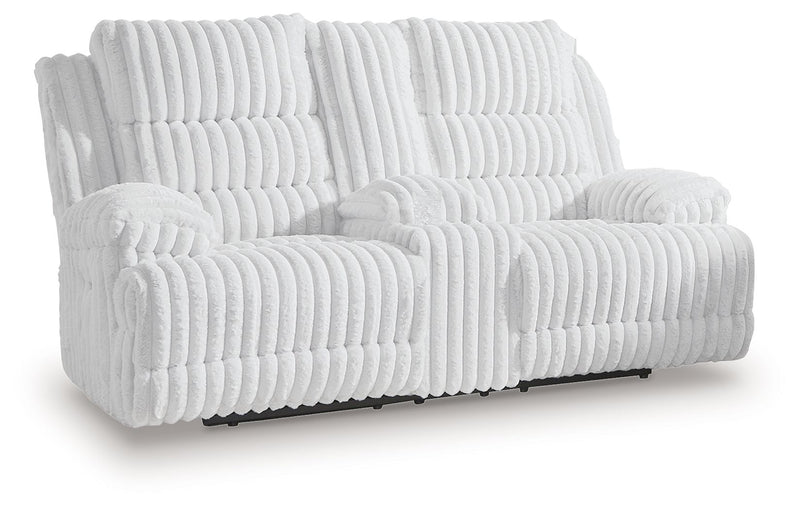 Rhines Falls - 2 Pc. - Power Reclining Sofa And Loveseat - Alloy