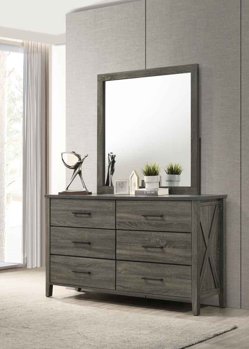 B522 - Mirror - Rustic Gray