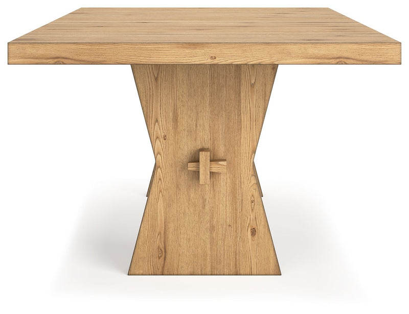 Galliden - Rectangular Dining Room Table - Light Brown
