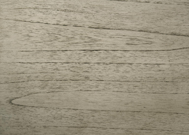 D070 - Oak Rectangular Dining Table With Marble Top - Golden Sand