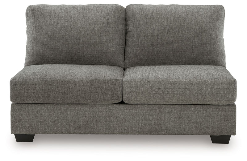 Clarington - 2 Pc. - 3-Piece Sectional And Oversized Ottoman - Greystone