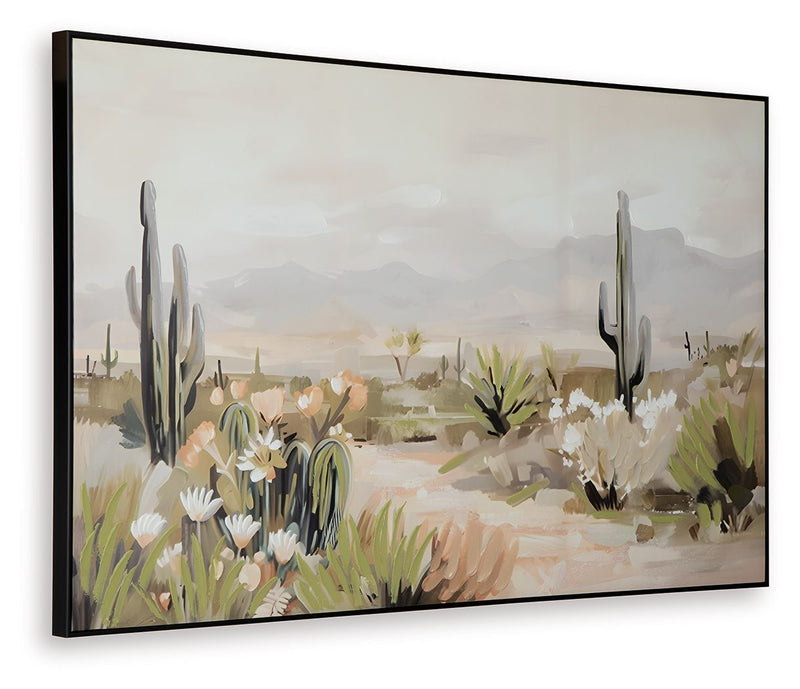 Sidworth - Wall Art - Green / Beige / Gray
