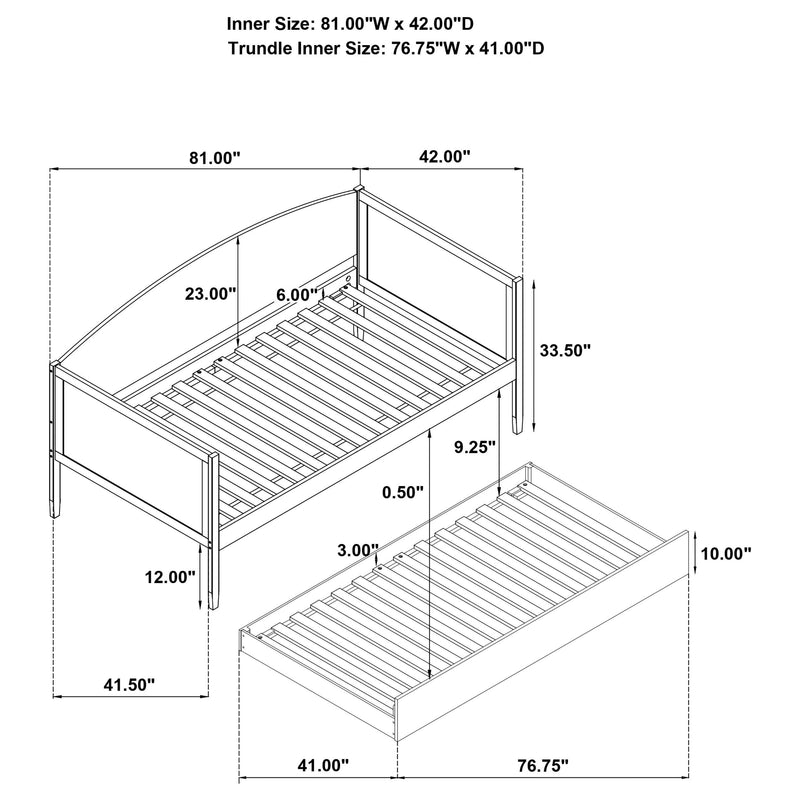 Bozeman Daybed with Trundle