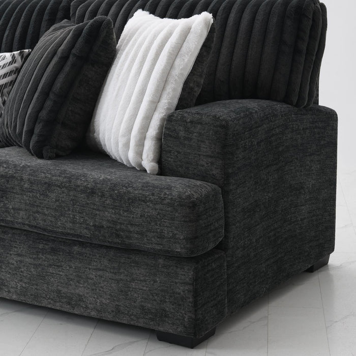 CHARCOAL 3 PC SECTIONAL
