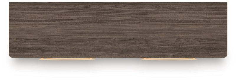 Kendanport - 3 Pc. - Dresser And 2 Nightstands - Brown / White