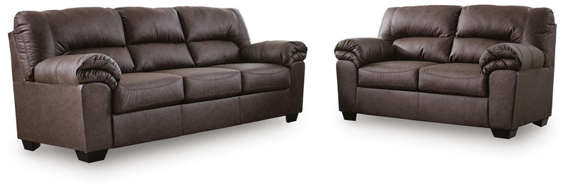 Willowbend - 2 Pc. - Sofa And Loveseat - Umber