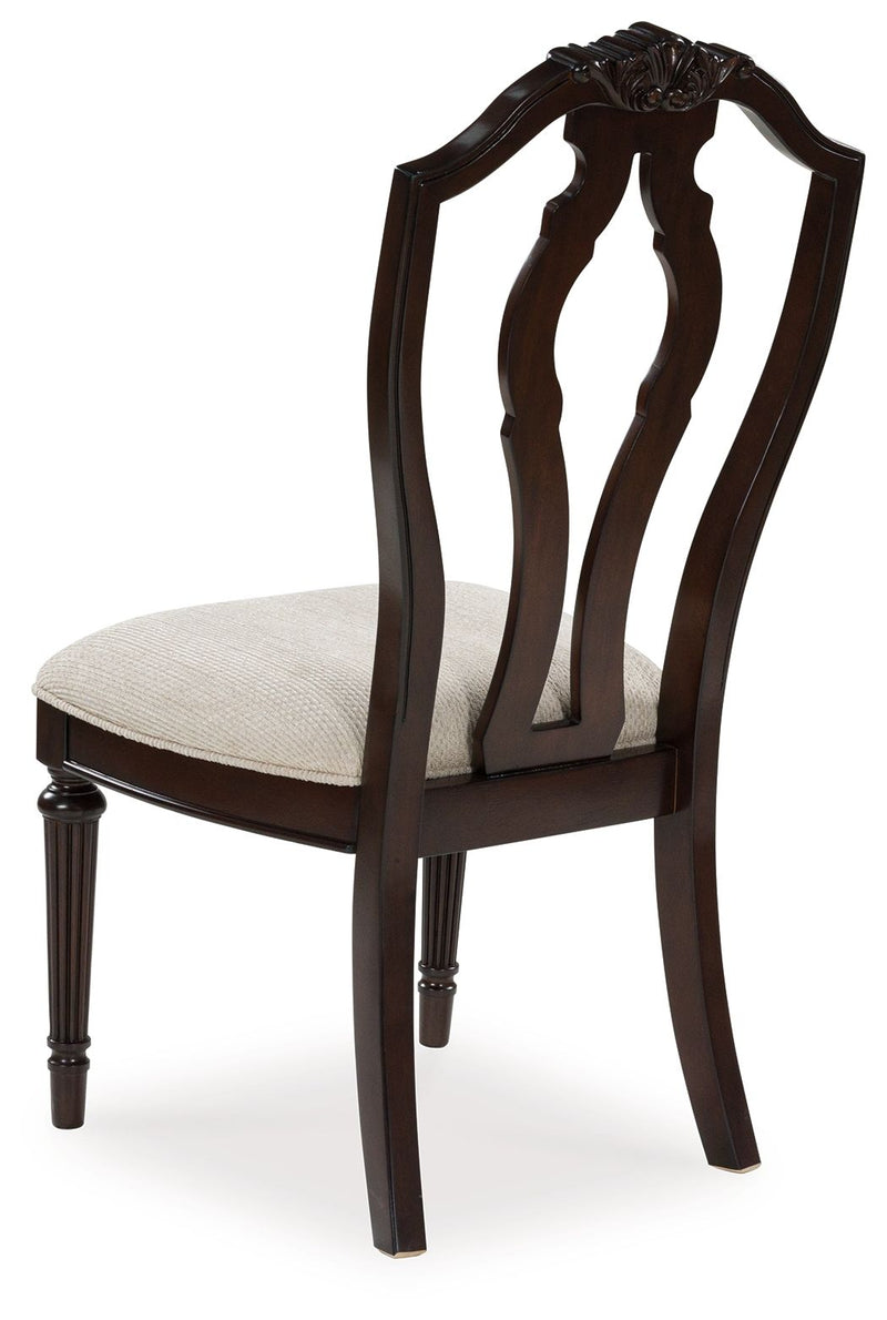 Lavinton - Dining Upholstered Side Chair (Set of 2) - Tan / Brown
