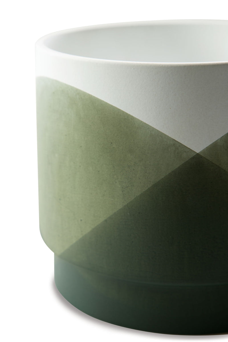 Ardenridge - Planter Set (Set of 2) - Green / White