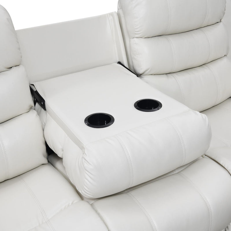 U157 - Motion LED Loveseat - White