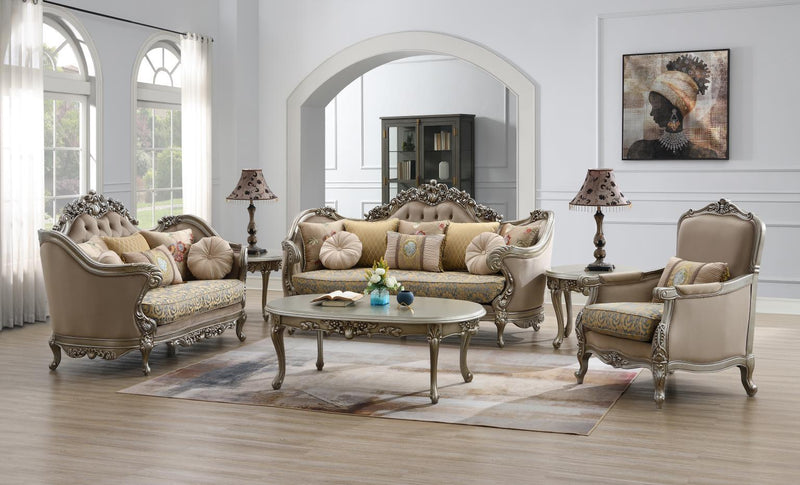 U197 - Traditional Sofa - Brown