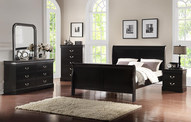B415 - Sleigh Bed